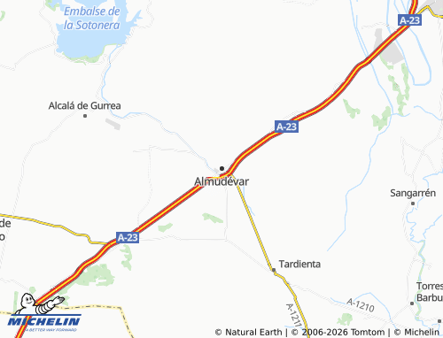 Mapa MICHELIN Almudévar - ViaMichelin