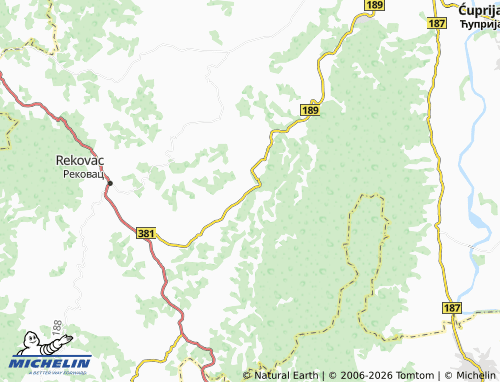 Mapa MICHELIN Loćika - ViaMichelin