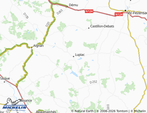 Mapa MICHELIN Lupiac - ViaMichelin