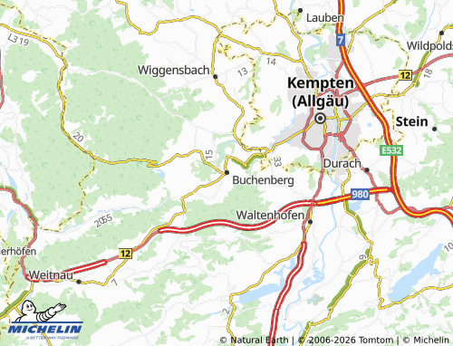Mapa MICHELIN Buchenberg - ViaMichelin