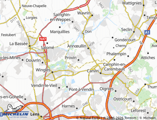 Mappa MICHELIN Provin - ViaMichelin