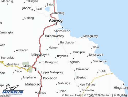 MICHELIN Matagnao map - ViaMichelin