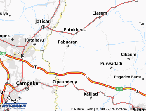 MICHELIN Salamjaya map - ViaMichelin