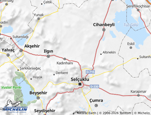 MICHELIN Sarayönü map - ViaMichelin