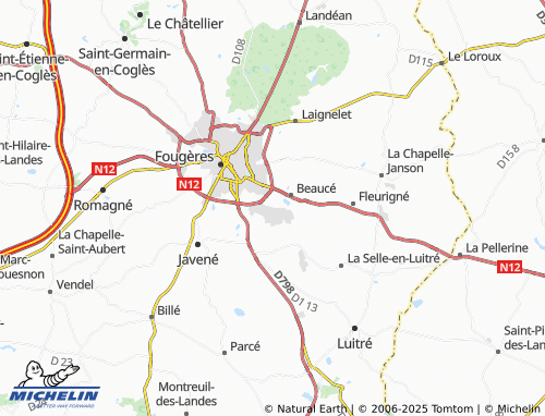 Mapa MICHELIN Le Bas Loisil - ViaMichelin