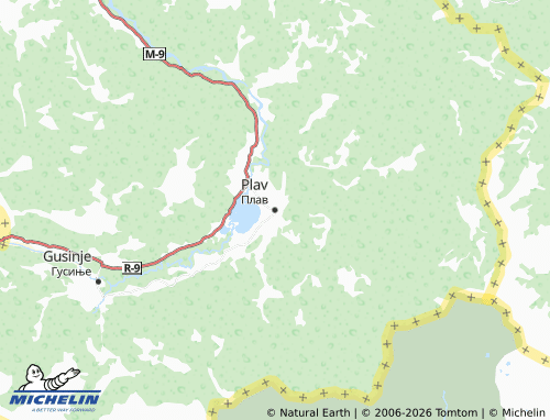 Mappa MICHELIN Plav - ViaMichelin