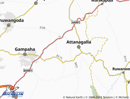 Mappa MICHELIN Meewala - ViaMichelin