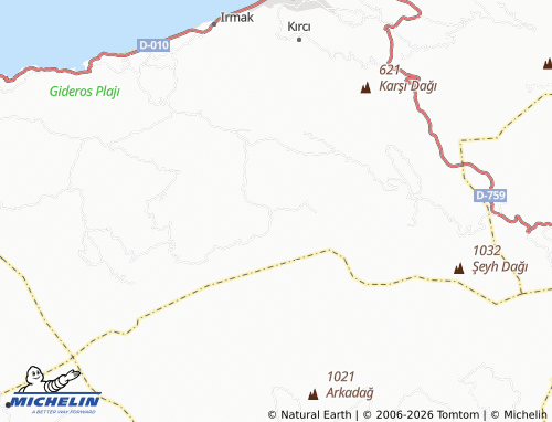 Mappa MICHELIN Öveçler - ViaMichelin