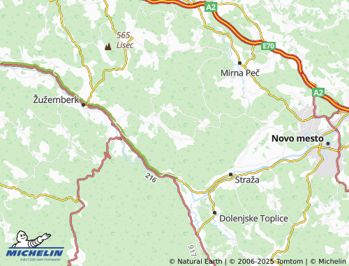 Mappa MICHELIN Sela pri Ajdovcu - ViaMichelin
