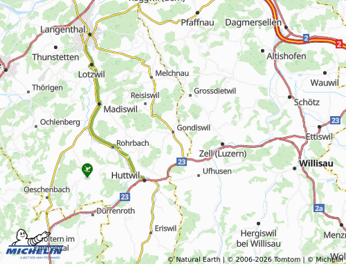 Carte MICHELIN Gondiswil - ViaMichelin