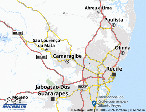MICHELIN Jardim Primavera map - ViaMichelin