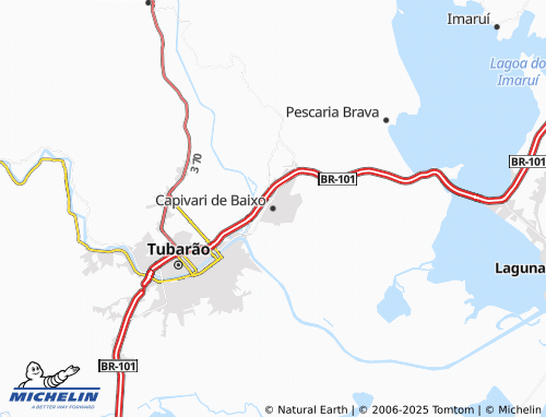 MICHELIN Capivari de Baixo map - ViaMichelin