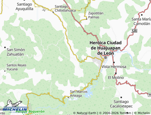 MICHELIN Tercero map - ViaMichelin