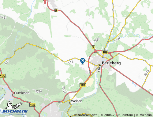 MICHELIN Sükow map - ViaMichelin