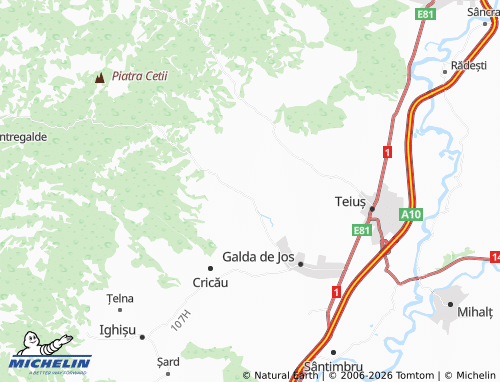 Mappa MICHELIN Benic - ViaMichelin