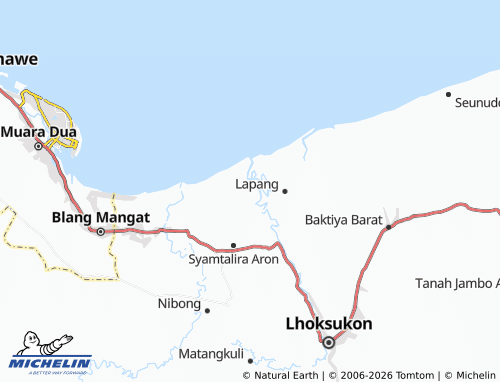 MICHELIN Teupin Gapeuh map - ViaMichelin