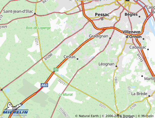 Carte MICHELIN Cestas - ViaMichelin