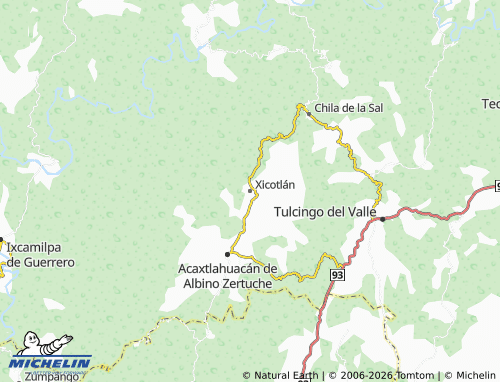 Carte MICHELIN Xicotlán - ViaMichelin
