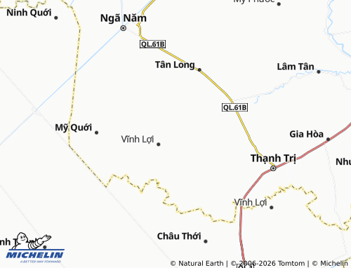 Mapa MICHELIN Vĩnh Thành - ViaMichelin