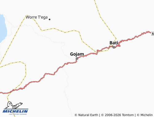 Mappa MICHELIN Gojam - ViaMichelin