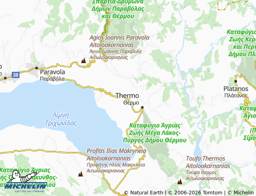 MICHELIN Agia Sofia map - ViaMichelin