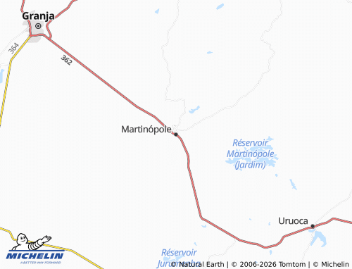 MICHELIN-Landkarte Martinópole - ViaMichelin