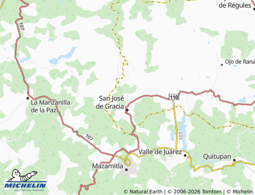 Mapa MICHELIN Colonia Lindavista - ViaMichelin