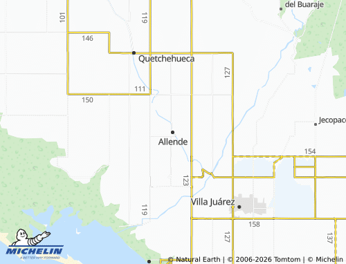 Mapa MICHELIN Allende - ViaMichelin