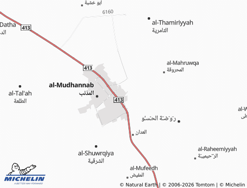 MICHELIN-Landkarte al-Jadeedah - ViaMichelin