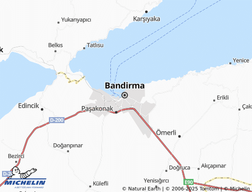 MICHELIN Günaydın map - ViaMichelin