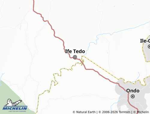 Mappa MICHELIN Ife Tedo - ViaMichelin