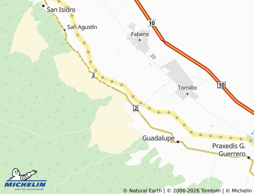 Mapa MICHELIN Juárez y Reforma - ViaMichelin