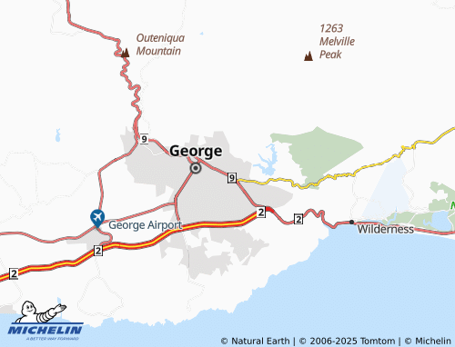 MICHELIN Commercial East map - ViaMichelin