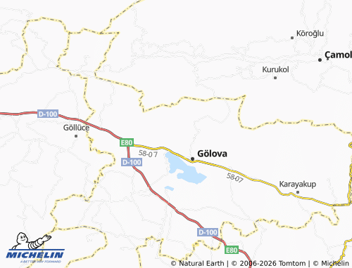 MICHELIN Güzören map - ViaMichelin
