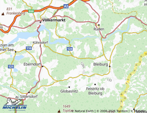 MICHELIN Mittlern map - ViaMichelin