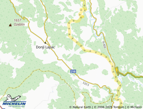 Mapa MICHELIN Boričevac - ViaMichelin