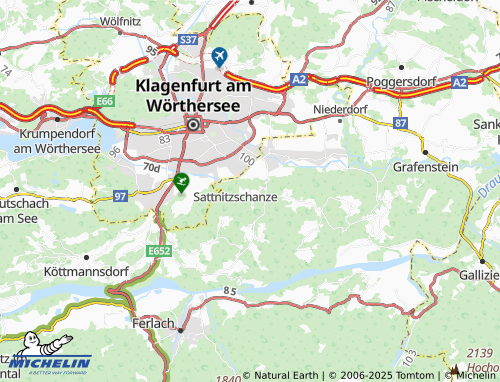 MICHELIN-Landkarte Zwanzgerberg - ViaMichelin