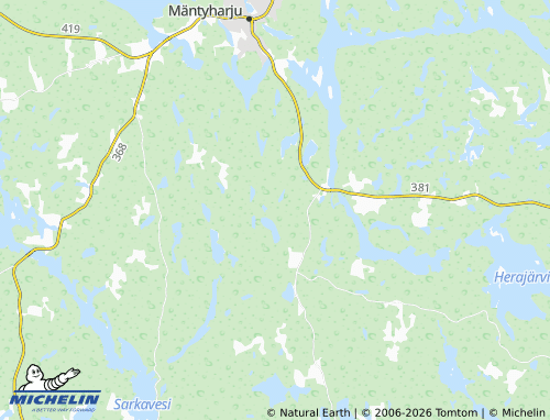 Carte MICHELIN Varpanen - ViaMichelin