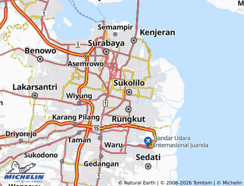 Mapa MICHELIN Barata Jaya - ViaMichelin