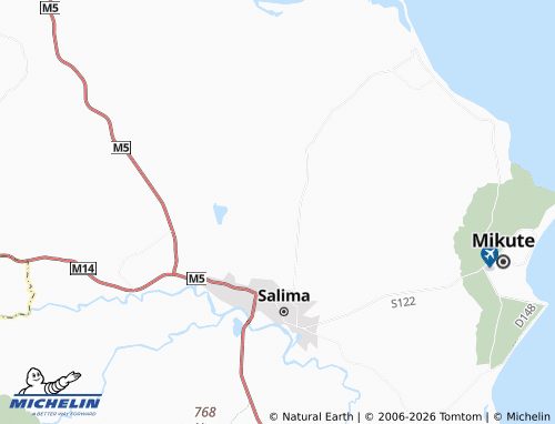 Mapa MICHELIN Chembe - ViaMichelin