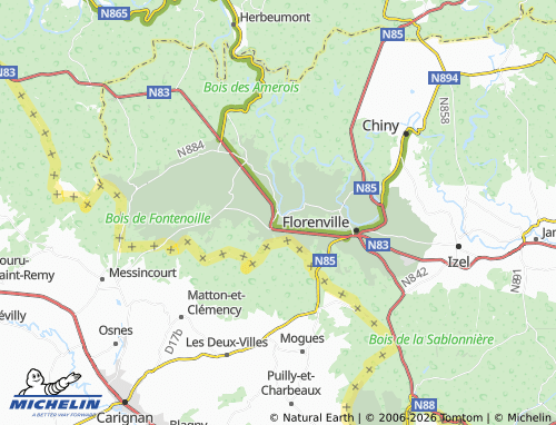 Kaart MICHELIN Chassepierre - ViaMichelin