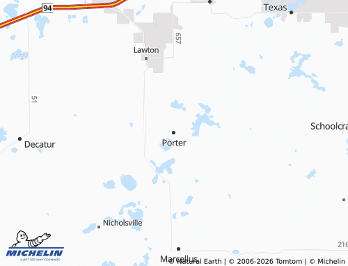 Mapa MICHELIN Porter - ViaMichelin