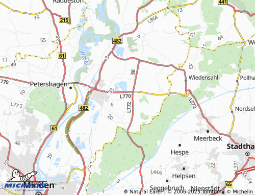 MICHELIN Bierde map - ViaMichelin