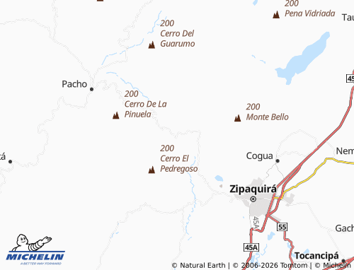 Carte MICHELIN El Empalizado - ViaMichelin
