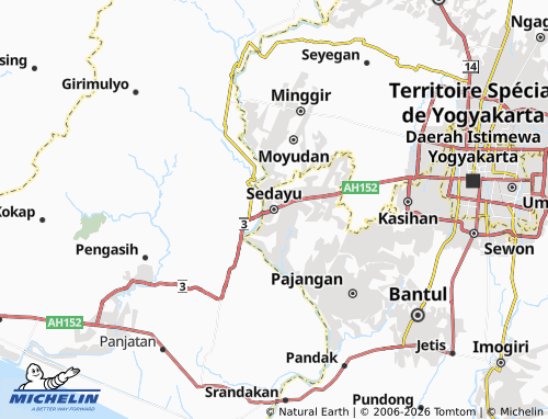 Mappa MICHELIN Sedayu - ViaMichelin