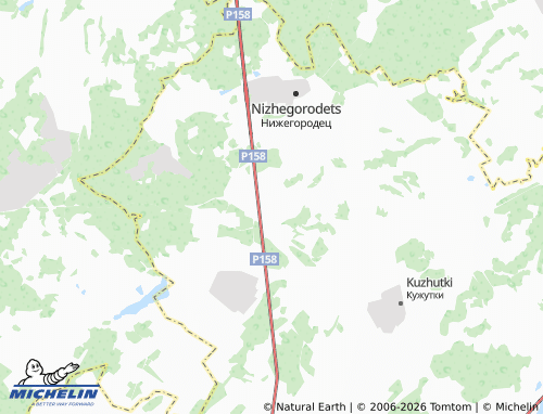 MICHELIN-Landkarte Kriusha - ViaMichelin