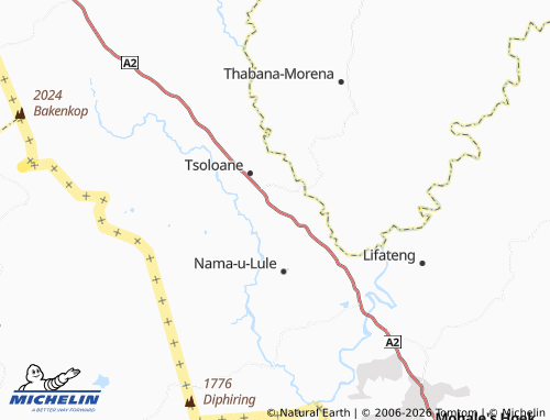 MICHELIN Ha Mahase map - ViaMichelin