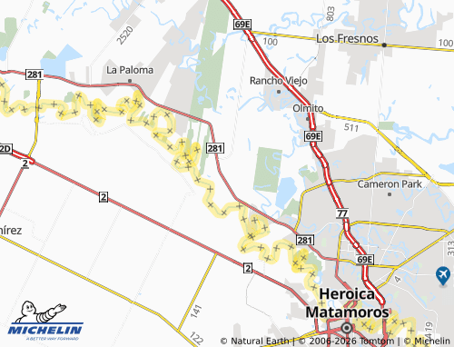 Mapa MICHELIN San Pedro - ViaMichelin