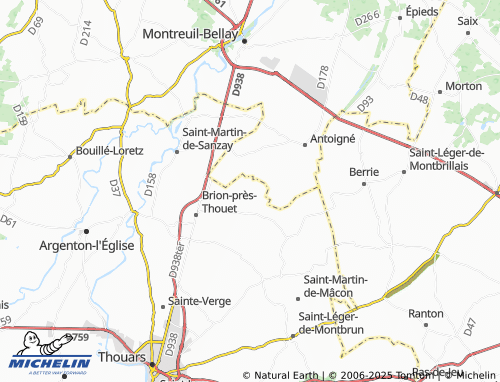 MICHELIN Varanne map - ViaMichelin