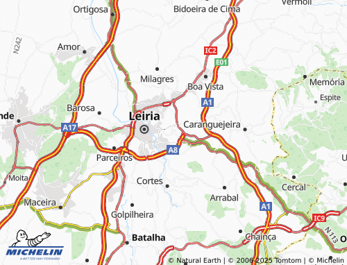 Mapa MICHELIN Pousos - ViaMichelin